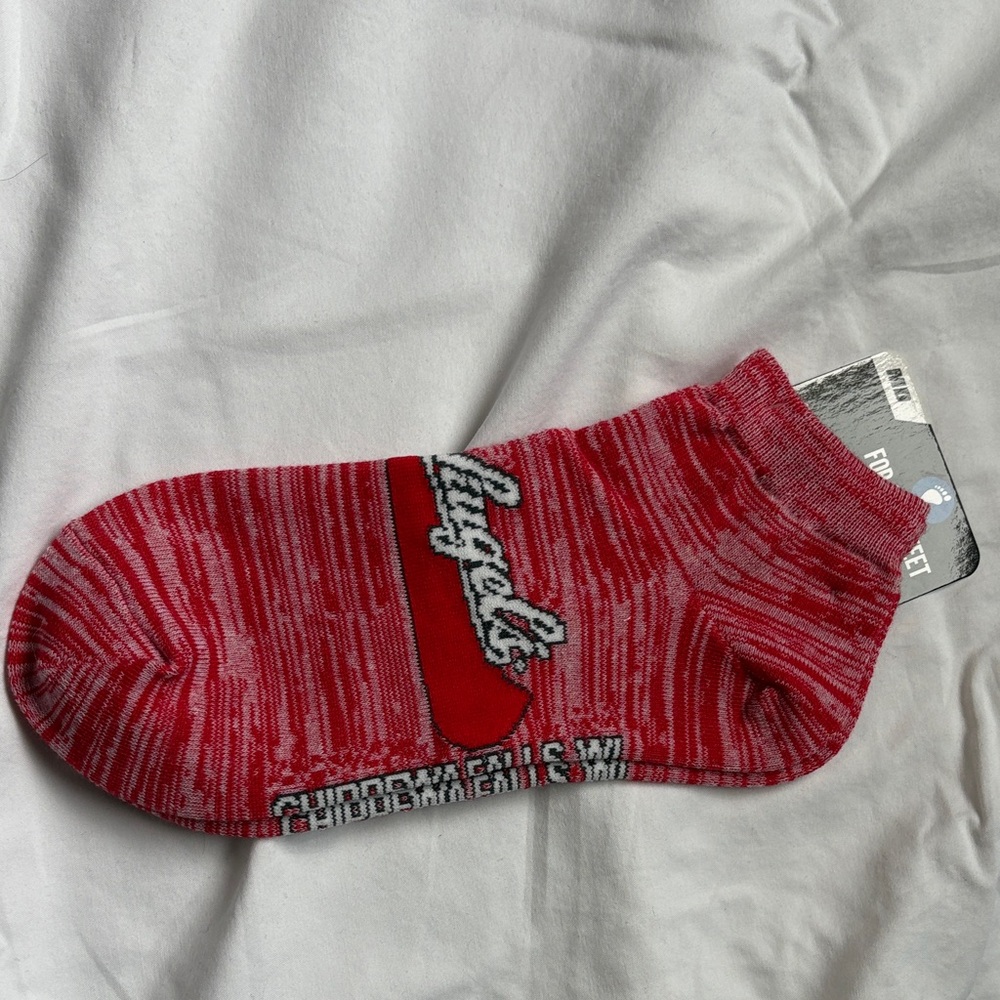 Vibrant Red Casual Socks leinenkugels